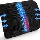 Lumbar Support Pillow for Recliner Chair/Accent Chair/Couch, Extra Large Memory Foam Back Support Cushion for Elderly, Recliner Cushions for Back Rest, Pain Relief, Reading, Washable Cover, Black, 20"x16"x5.5"
