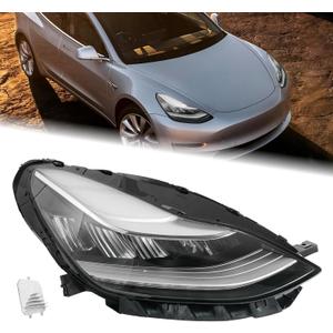 RH With Module LED Headlight Fits 2017 2018 2019 2020 Tesla Model 3