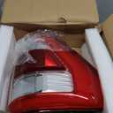 Nakuuly LED Tail Light with Blind Spot Compatible With 2021 2022 2023 Ford F150 Left Driver Side Taillight Rear Brake Lamp Signal Assembly # ML3Z-13405-D (Module NOT Included) (LED Type with Chrome Housing)