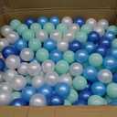 STARBOLO Ball Pit Balls for Toddlers Pack of 100 200 500 - BPA&Phthalate Free Non-Toxic Crush Proof Soft Plastic Balls for 1-5Years Old Toddlers Girl Kids Birthday Pool Playpen Tent Party