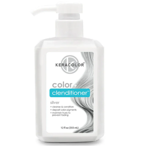 Keracolor Color + Clenditioner 3-in-1 Color-Depositing Conditioner, Gently Cleanses & Conditions, Semi-Permanent Hair Color, 23 Shades, 12 Fl Oz