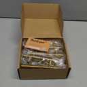 Goldenwarm 15 Pack Gold Cabinet Pulls - Gold Cabinet Handles 3 inch, Fade-Resistant Surface - Dresser Pulls Kitchen Hardware for Cupboard Furniture and Drawer