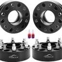 FLYCLE 6x5.5 Hubcentric Wheel Spacers for Silverado Sierra 1500, 2 inch 6 Lug 6x139.7mm Wheel Spacer for Tahoe Suburban Avalanche Yukon Escalade with 14x1.5 Studs & 78.1mm Hub Bore