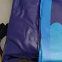 Snow Tube, 45''/48'' Rubber Snow Tubes with Commercial Grade Canvas Cover for Kids & Adults, Inflatable Heavy Duty Snow Sled Thickened Hard Bottom with Tow Strap, Sleds Winter Gifts