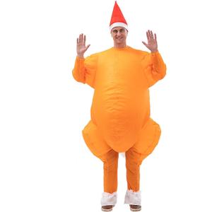 Arokibui Inflatable Turkey Costume Blow up Chicken Costume for Halloween Party Christmas Thanksgiving Festiva Suit