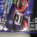 3 IN 1 Slot Car Race Track Sets with 4 High Speed Slot Cars, Electric Race Car Track Include Circular Overpass Flash Tracks, 1:43 Remote Control Track Car Game Toys Gifts for Adults Boys Ages 6 7 8-12