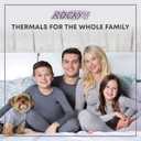 Rocky Thermal Underwear Women Long Johns Womens Thermals Top Bottom Set Fleece Lined Under Wear Clothes Base Layer Thermals (XL)