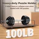 1000 Piece Puzzle Storage, Vertical Storage, Hold 45 Puzzles, 31"x24.3", Lightweight but Sturdy Puzzle Organizer, Gift for Mom & Grandma