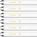 6 Pack F15T8 18 Inch 15W T8 Replacement Tube Bulb Daylight 6500K Medium Bi-Pin G13 Base 6 Count