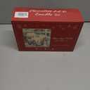 Christmas Flameless Pillar Candles Winter Snowflakes Village Theme Battery Operated with Remote Real Wax LED Flickering Realistic Flame Light Window Christmas Gifts Holiday Home Decor