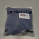 RUNNING GIRL Sports Bras for Women, Medium-High Impact Running Strappy Sports Bra with Removable Pads (Blue, XL)