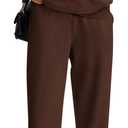 PRETTYGARDEN Long Sleeve Half Zip Sweatsuits Women 2 Piece Outfit Fall 2025 Casual Sweatshirt Sweatpants Lounge Set Tracksuit (Small, Coffee)