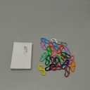 Moxweyeni 20 Pcs Zipper Clip S Carabiner Clips Small Alloy Snap Hook Anti Theft 1. 6 Inch Mini Dual Wire Gate Interlocking Keychain Clip Attachment for Women Men Camping Hiking