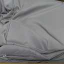 4 Pack Patio Cushion Covers Only, Outdoor Deep Seat Cushion Covers 24x24x4 Inch and Back Pillow Covers 24x20 Inch, Waterproof Fade-Resistant Replacement Slipcovers with Side Zipper (Light grey)