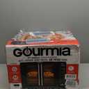 Gourmia French Door Air Fryer  25 Qt Large Capacity Convection Oven, Fryforce 360, Digital Display with 17 Cooking Presets, Bake, Toast, Roast, Dehydrate, Fits 12 Pizza (Black)