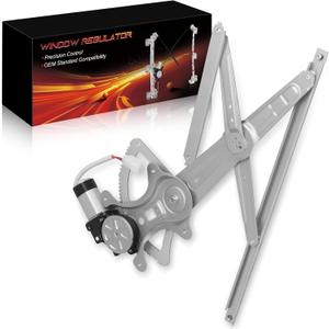 Front Right Passenger Side Power Window Regulator with Motor for:-Toyota Corolla Ce Le S 2003 2004 2005 2006 2007 2008, Corolla Xrs 2005 2006 1.8L L4, 2 Pins Connector Replace 741-506