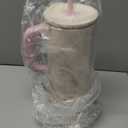 Zak Designs Sanrio Sutton Travel Tumbler for On the Go or At Home, 40oz Stainless Steel with Vacuum Insulation, Silicone Straw, and Carry Handle for Cold Drinks (Hello Kitty)