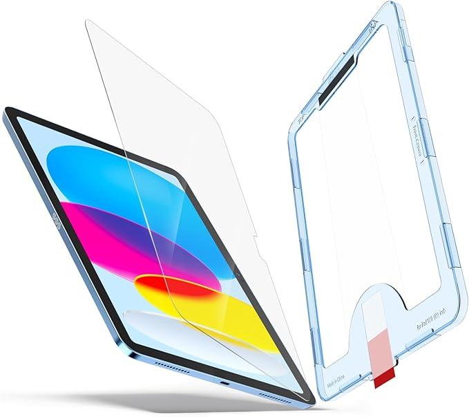 MOBDIK 1 Pack Screen Protector Compatible with iPad A16 11th / 10th Generation (2025/2022) 9H Tempered Glass, AlignGuard Pro,No Bubbles, Ultra Clear, High Touch Sensitivity