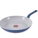T-Fal Essntal Ceramic 13in Fry Pan Blue