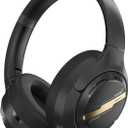 Black Shark JoyBuds Max Active Noise Cancelling Headphones, 50H Playtime Wireless Over Ear Headphones with Microphone, Bluetooth 5.4 Gaming Headsets Comfort Fit Ear Cups, 6EQ Modes via APP (Black)