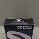 ChillGo Neck Fan - 4 Turbo Foldable Portable Fan - Personal Bladeless Fan 5200mAh with Strong Airflow, 4 Vent Air Conditioner, Wearable Cooling Fan for Travel Outdoor (White)