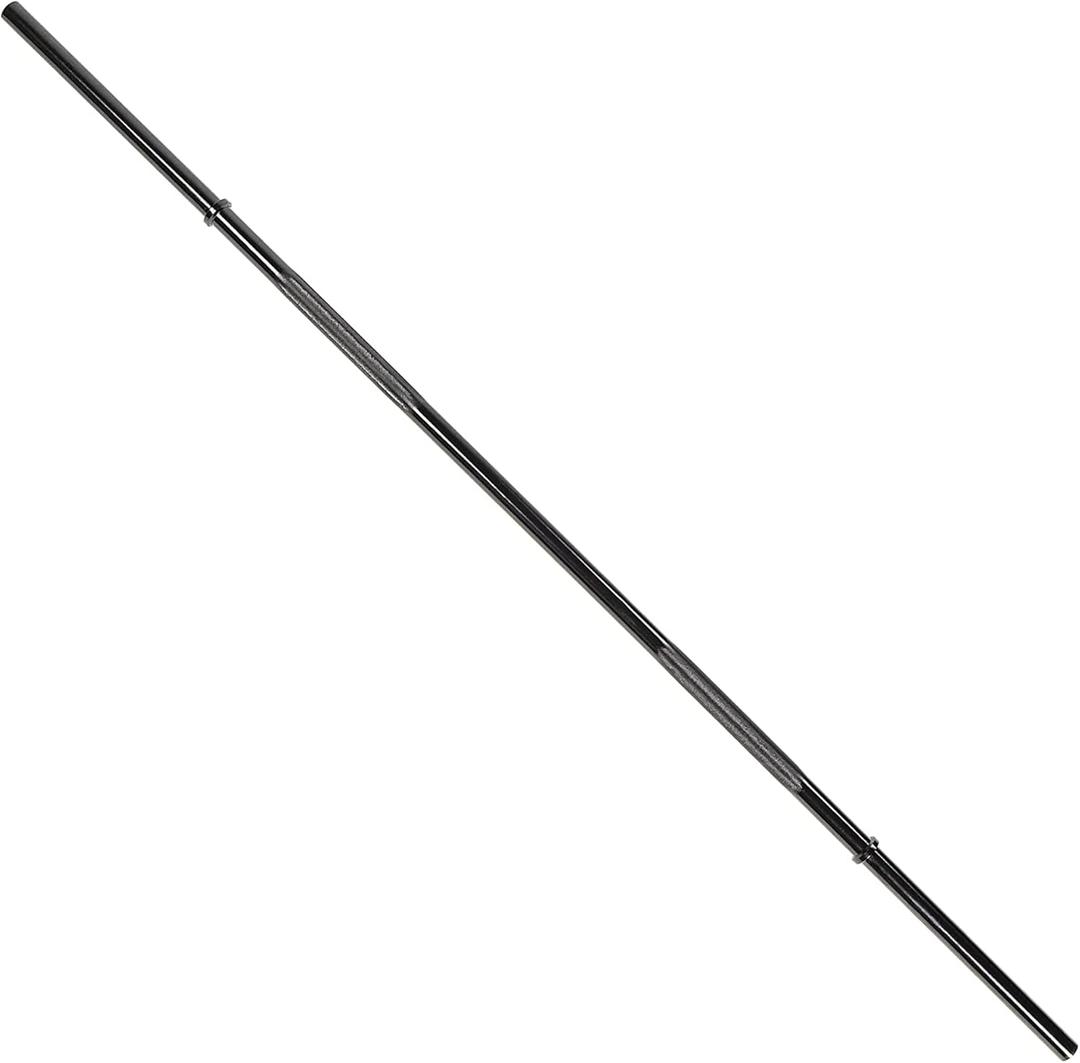 BalanceFrom 5-Foot Olympic Standard Barbell, 700-Pound Capacity  Alloy Steel Bar, 1-Inch Diameter, Chrome Handles, for Strength, Powerlifting, Weightlifting, and Home Gym Training