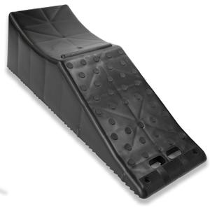 Flat Tire Changing Ramp – Heavy Duty Roadside Aid for Tandem Dual Axle Trailer – ONE PIECE and ONE Easy Step – 5.5 Inch Lift, 20,000 lb Lift Capacity, All RV and Utility Trailers