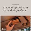 Drift Car Air Freshener Starter Kit - Wooden Deodorizer - Vehicle Odor Remover - Auto Scent Diffuser - Long-Lasting Car Freshening - Amber 3 Pack - CLIP INCLUDED