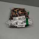 OYOANGLE Women's Leopard Print Elastic High Waist Wide Leg Pants Tie Front Pockets Loose Casual Trousers L