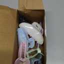 8 Pcs Large Acrylic Hair Claw Clips for Women Non-slip Strong Hold Jaw Clamps for Thick or Thin Hair (Marble,Variation Color)