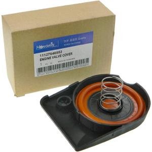 HWATPS 11127646552 11127603390 PCV Valve Cover Valve Cap With Membrane Compatible with Mini Cooper N13 N18 R55 R56 R57 R58 R59 9818425480