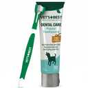 Vet's Best Dog Toothpaste & Toothbrush Kit for Puppies  Puppy Essentials  Dog Toothbrush & Toothpaste for Young Dogs- Perfect for Puppy Teething, Freshens Breath - Peanut Butter Flavor, 3.5 oz