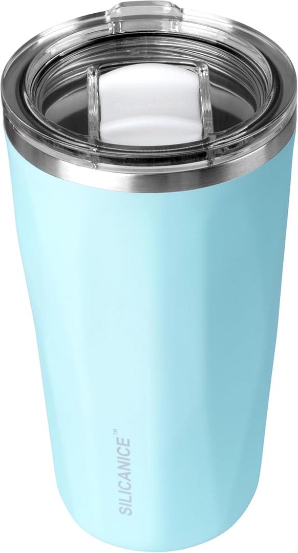 20oz Soft Touch Diamond Tumbler - Double Wall Vacuum Insulated Stainless Steel Coffee Cup | Leak-Resistant Detachable Lid, Cup Holder Friendly, BPA Free Dishwasher Safe, Thoughtful Gift for Women