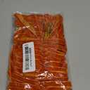 SIMISI RIBBON 24Pcs Orange Christmas Velvet Ribbon Bows Decorations Xmas Ornaments Vintage Decor for Tree, Wreath, Garland (3/8'' Width, 5 * 7 inch)