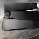 PBLALA Ceiling Fans with Lights,28" LED Fan Light Hanging with Hook, Plug-in Ceiling Fan Light, Hook Type Ceiling Fan,35W,3000-6500k, Remote Control, Portable Fan for Camping Bed, Patios, (Black)