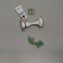 Crosize Magnetic Door Stoppers 1 Pack, Stainless Steel Door Stops for Wall and Floor Mounting, Door Holder Keep Door Open, No Drilling Door Stop with Adhesive Tapes, White