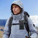 FNTCASE for iPhone 12 Magnet Case: Magnetic Dual Layer Protective Cell Phone Cover with Belt-Clip Holster | Military Grade Drop Proof Protection Durable Non Slip Textured Back Phonecase (Black)