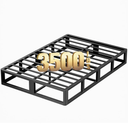 ROIL 10 Inch King Box Spring, Heavy Duty Metal Box Spring Mattress Foundation with Fabric Cover, 3500lbs Max Weight Capacity, Easy Assembly, Noise Free, Non-Slip