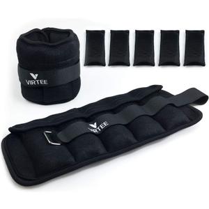 Adjustable Ankle Weights for Women Men Kids, Wrist Weight Set 1-5/11 lbs(1 Pair) with Removable Weight for Jogging, Walking, Gymnastic, Workout