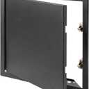 Vent Systems 12'' x 12'' Inch Anthracite Metal Access Panel with Click Function - Easy Access Doors - Access Panel for Drywall, Wall, Ceiling - Electrical, Plumbing Service Door - Crawl Space Doors