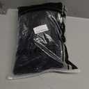 Floral Find Men's Long Sleeve Fleece Hoodies Button Up Sweatshirt Loose Fit Fall Winter Pullover Top (Black)