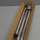 Shower Curtain Rod 41.3-117 Inch Adjustable Non-Slip Stainless Steel Curtain Rod