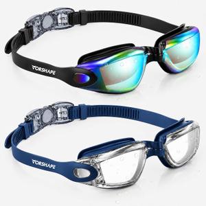 3 x Adult Swim Goggles 2 Pack No Leaking Goggles for Men Women Youth | Anti-Fog UV Protection Mirrored Swimming Glasses