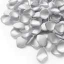 Ling's moment Rose Petals, Silk Flower Petals for Wedding/Aisle/Flower Girl Baskets/Table Centerpiece Dcor,etc.Silver 200pcs