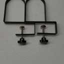 Bookends for Shelves - Heavy-Duty Adjustable Clamped Metal Book Ends Book Shelf Holders, Non-Skid Bookends Stoppers Supports