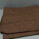 Smiry Waterproof Dog Bed Cover Pet Blanket, Soft Washable Dog Blanket for Furniture Bed Couch Sofa Reversible, Checkered (30"x70", Brown/Chocolate)