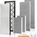 Front Trunk HEPA Carbon Air Filters Kit Fit for Tesla Model Y/Model Y Juniper/Standard 2020-2026, HEPA Air Filter *2 HEPA Carbon Filter *2 Cabin Air Filter *2 per Package with Installation Tools