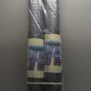 200SQFT AMERIQUE Heavy Duty EVA 1.5MM Premium High Density Flooring Underlayment Padding, Diamond Shape Black