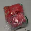 Flash World 36 Inch Large Christmas Tree Skirt Xmas Soft Cover Mat Decor Snowflake Collar Farmhouse Tree Skirt for Holiday Ornaments Party Home Indoor Decorations (Red, 36INCH)