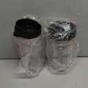 Blender Replacement Parts for Ninja, 24oz Ninja Blender Cups with To-Go Lids, 7 Fins Extractor Blade, Compatible with Nutri Ninja Auto iQ Blenders BL2012 BN801 BL480-30 BL640-30 BL642-30 NN100-30